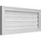 Ekena Millwork Vertical Surface Mount PVC Gable Vent: Functional, w/ 2"W x 1-1/2"P Brickmould Frame, 32"W x 14"H GVPVE32X1402SF - alternate 4